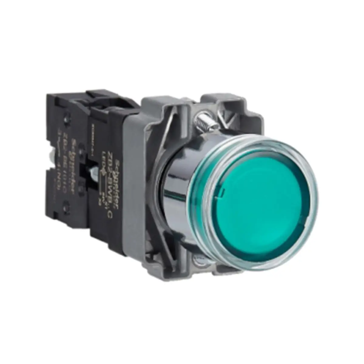 

XB2BW with light button XB2BW33B1 XB2BW33B1C = ZB2BWB31C + ZB2BW33C 24V 1NO 22MM