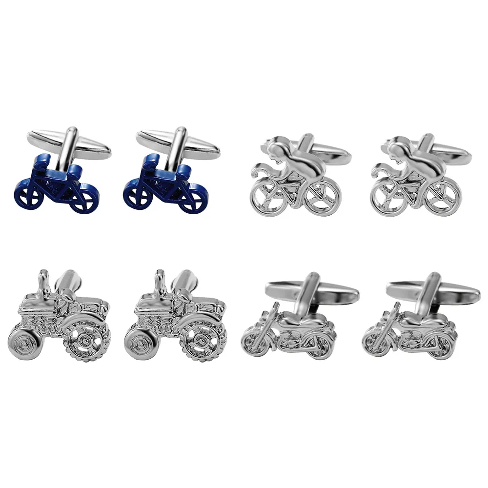 Creative Transportation Series Cufflinks Business Casual Formal Accessories Motorcycle Sleeve Buckle Alloy Versatile