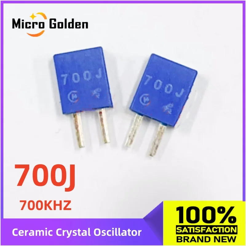 (10pcs) 700J CSB700J Murata Ceramic Crystal Oscillator CSBLA700J 700KHZ Blue Ceramic Crystal Oscillator