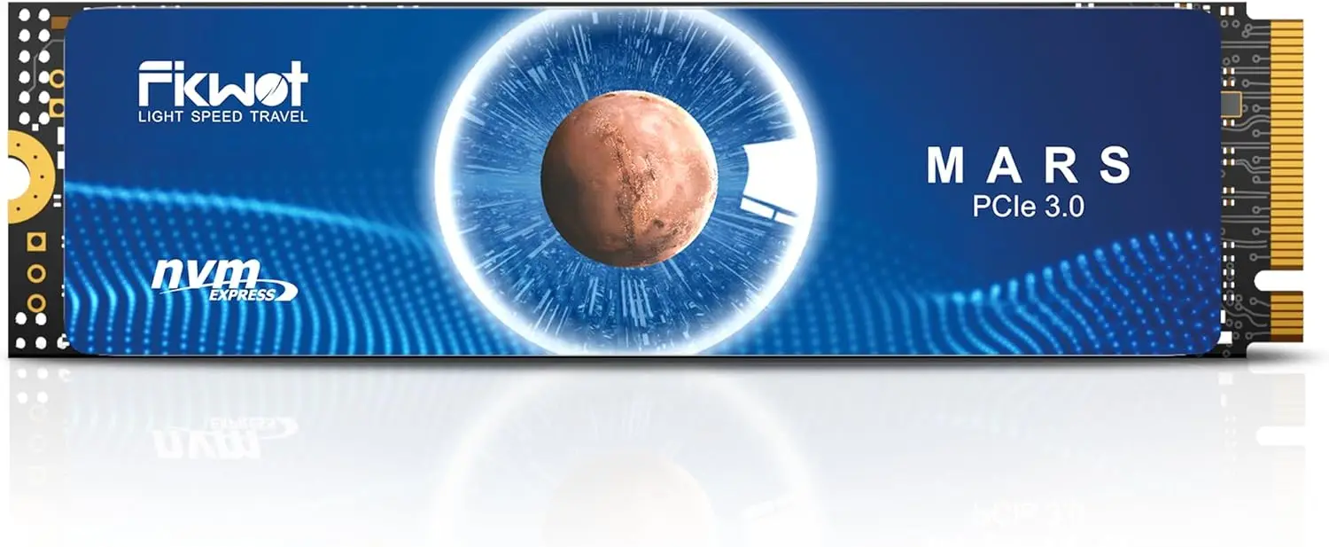 

500 ГБ M.2 NVMe SSD PCIe 3.0, скорость чтения до 3000 МБ/с, совместим с настольными ПК и ноутбуками