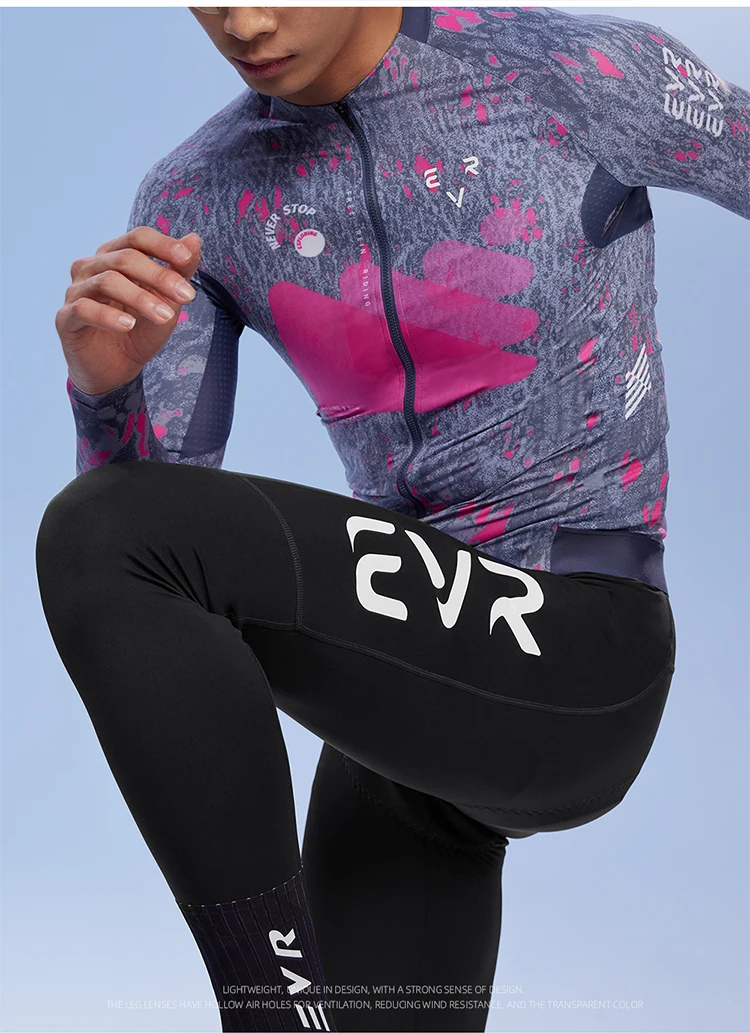 EVR Spring Herren-Radhose mit Doppelpolsterung, atmungsaktiv, schweißabsorbierend, für Rennrad und MTB, Fahrradhose – Detail 14
