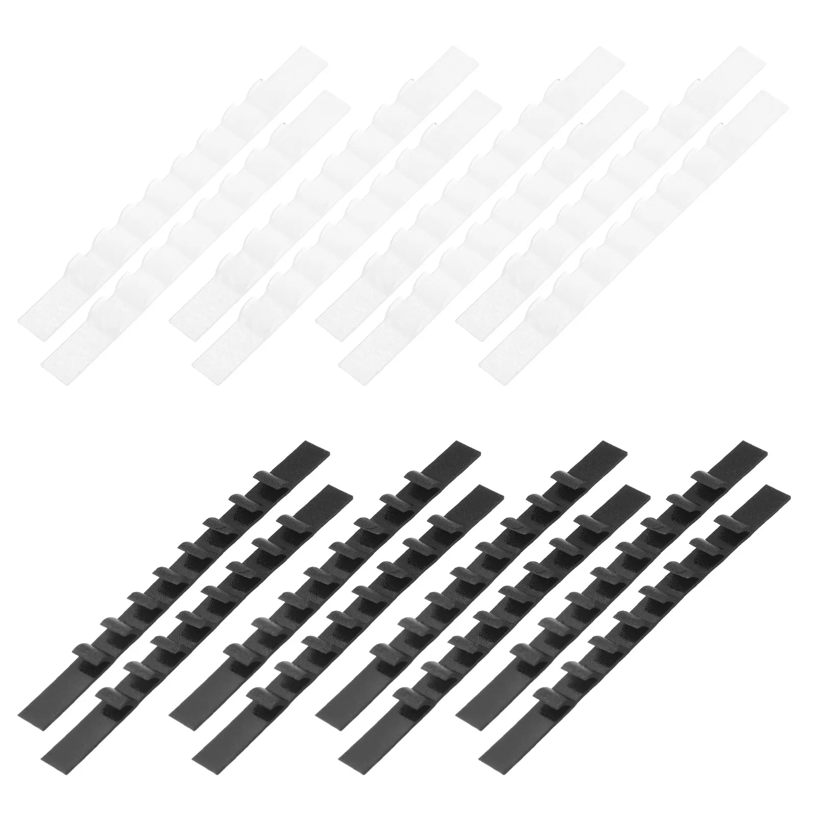 200Pcs Clear Clothing Hanger Grips Silicone Anti-Slip Strips for Suit Coat Garment Hangers Universal Hanger Shoulder Form