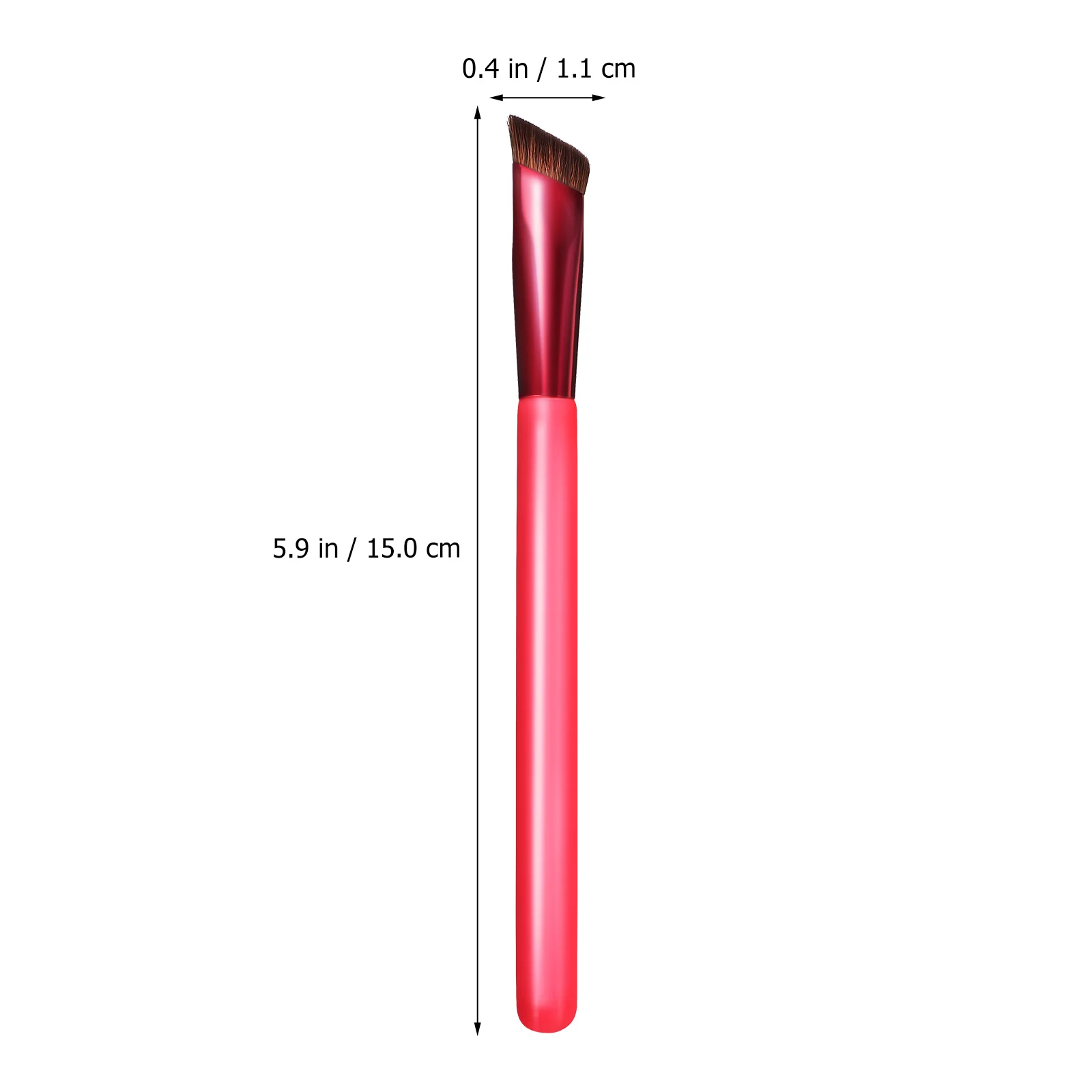 

3 Pcs Eyebrow Brush Set Realistic Brows Angled Liner Small Stroke Brushes Women Makeup Tools Supplies Travel Fine
