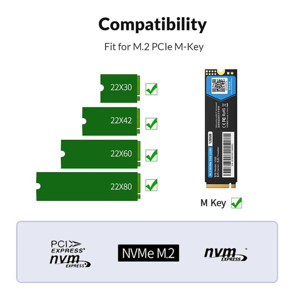 Imagem -04 - Orico-duplicador Ssd Dual Bay Gabinete Clone M.2 Nvme Offline 10gbps Gen2 Usb 3.0 Caixa de Armazenamento m2 Cópia do Disco Rígido Caixa Externa