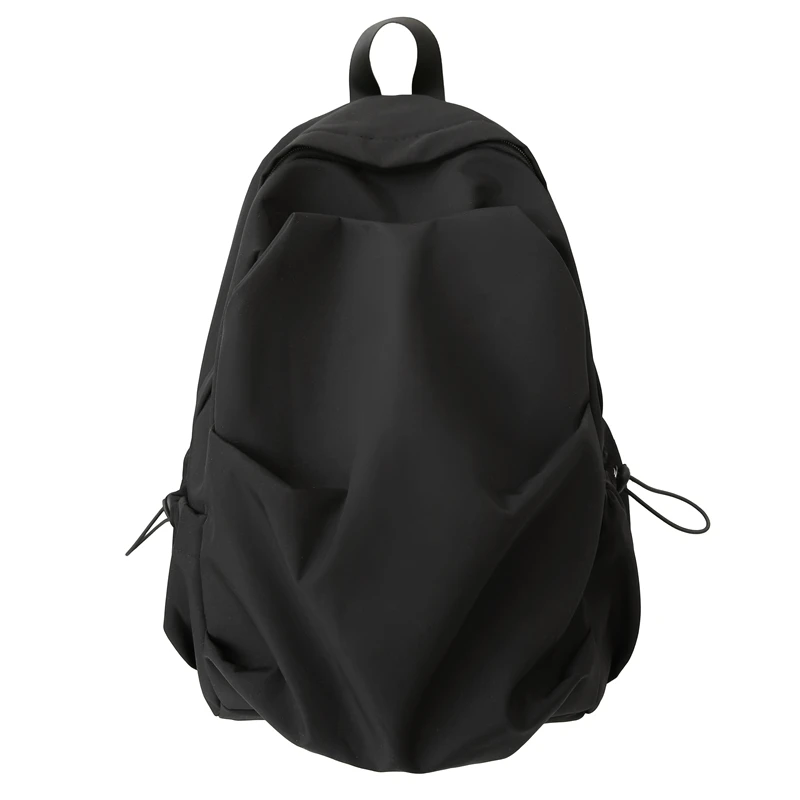 Grande capacidade softback zíper mochilas de náilon 2025 venda quente alça de linha de costura compartimento interior sacos de escola para mulher