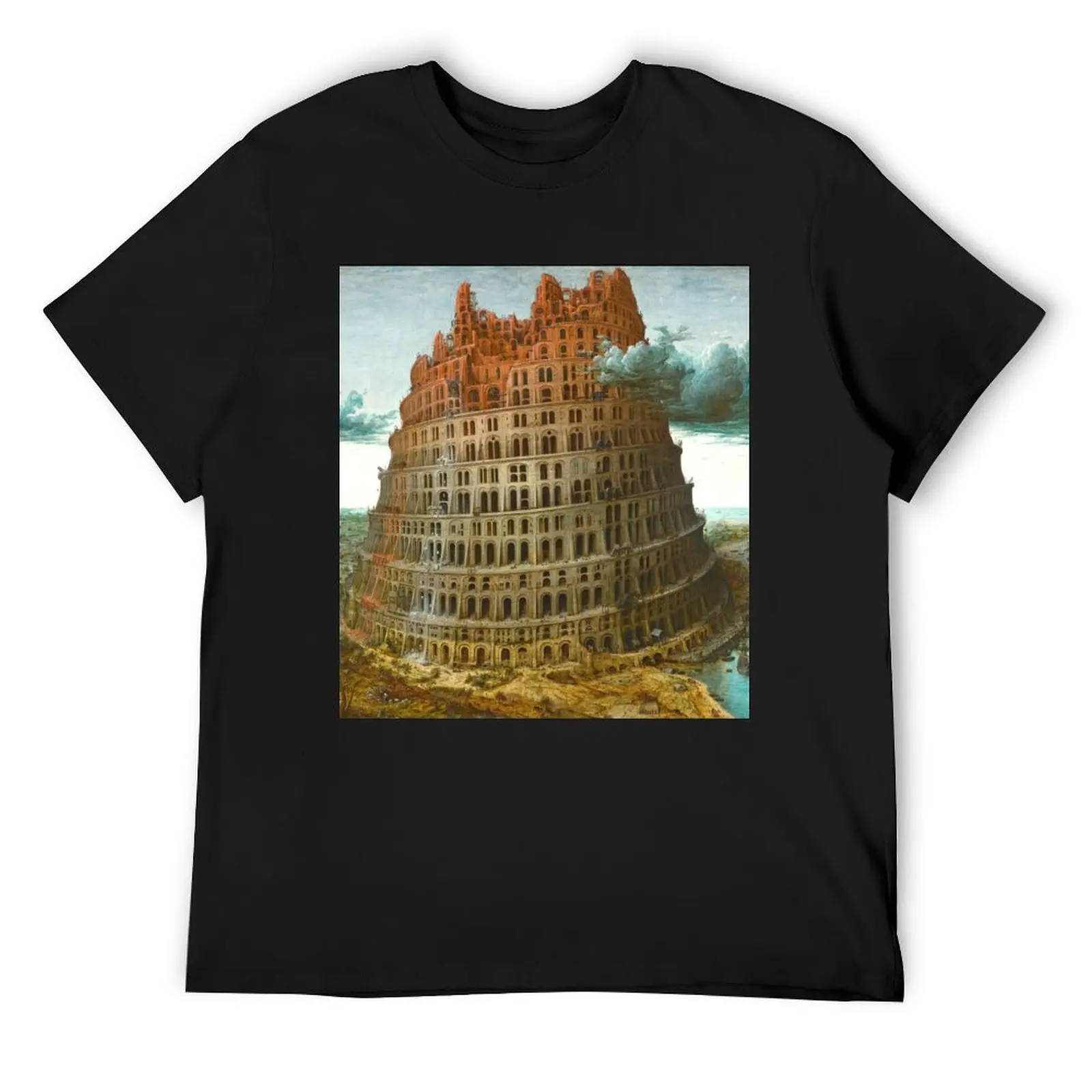 HD. The (Little) Tower of Babel, by Pieter Bruegel the Elder. HIGH DEFINITION T-Shirt