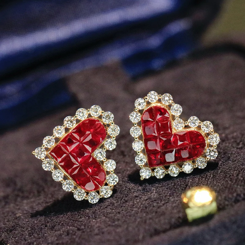 Серьги-гвоздики Aazuo из 100% – обзор и цена Diamond Stud Earrings