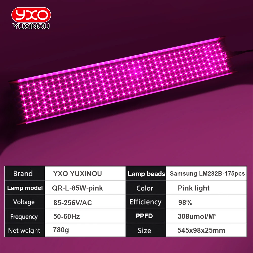 AC85-265V High Luminous Efficiency Growing Lamp Indoor lm281b grow light Phytolamp Plants 850W Full Spectrum LED Grow Light