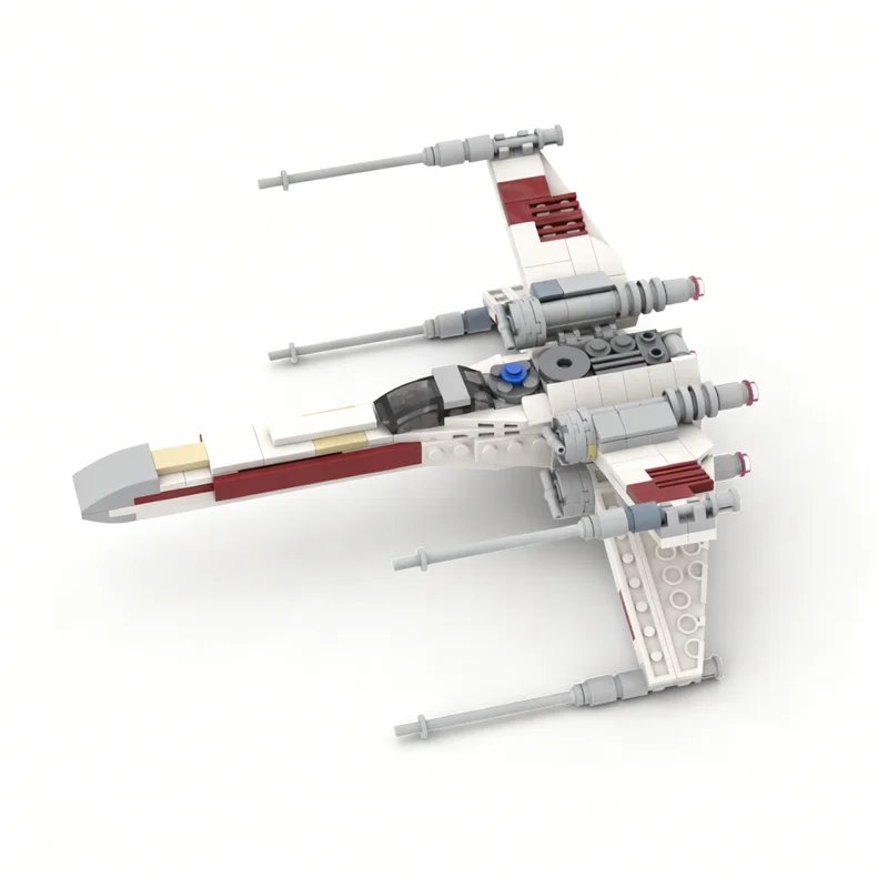 

293PCS MOC Space Battle X Wing Starfighter Red 5 Model DIY Creative Ideas Assembly Building Blocks Birthday Gift Display Home