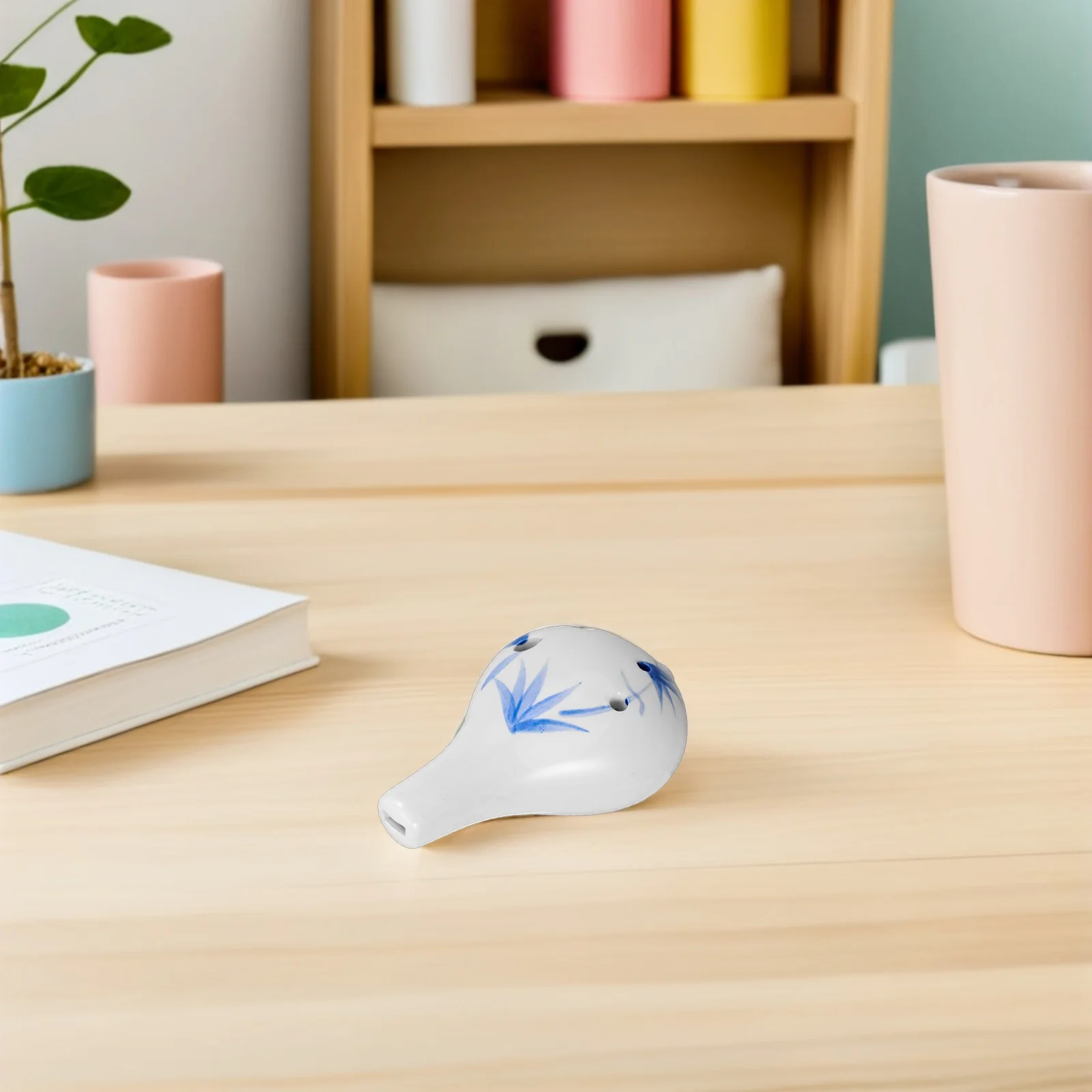 

Small Six-Hole Ocarina Crafted from Ceramic Alto C Tuned Flute for Beginner to Expert Players Perfect for Outdoor Adventures and