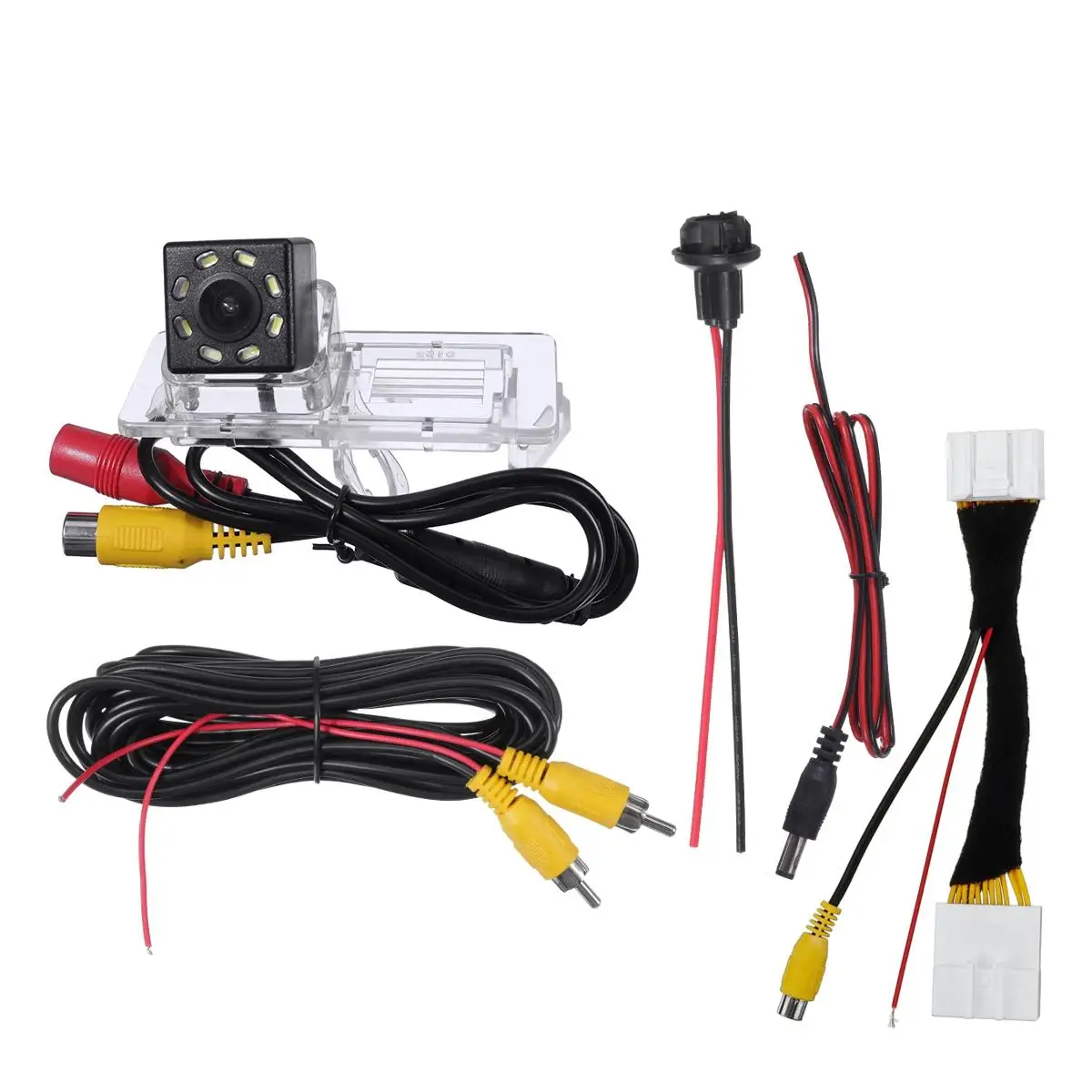 For Renault Clio 4 IV 2012-2019 Car Rear View Back Up Reverse Camera Sets Clear Night Vision RCA with 24Pin Adapter Cable