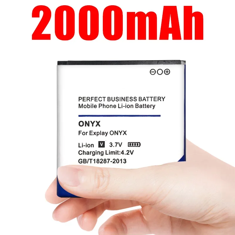 

New Battery for Explay Onyx 2000mah Mobile Phone Bateria Baterij Rechargeable