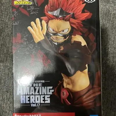 Bandai BANPRESTO Action Anime My Hero Academia The Amazing Heroes Vol.17 Kirishima Eijiro Figure Model Toys for Kids Adult Gift