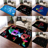 Modern Colorful Gaming Themed Carpet for Living Room Bedroom and Kitchen Entrance Door Balcony Nonslip Washable Rug Home Decor