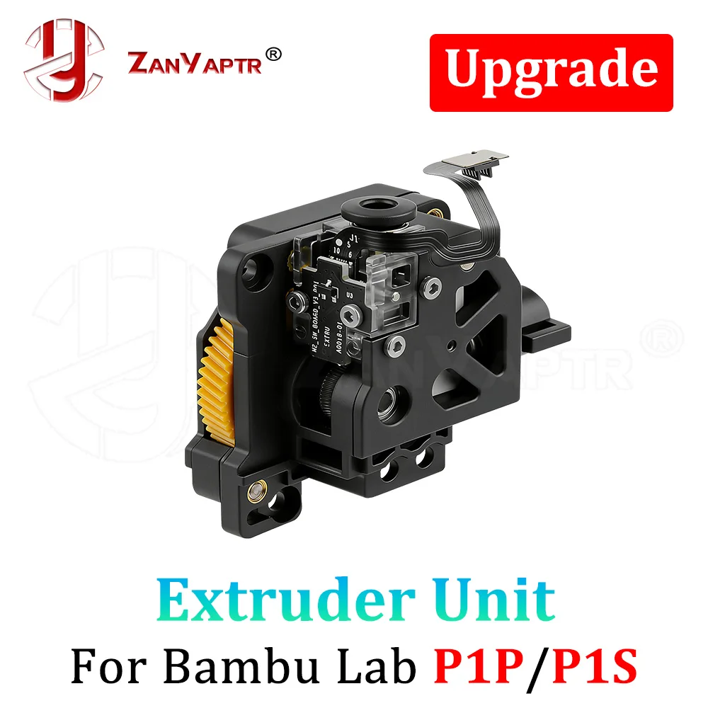 Complete Full Extruder Mechanism Kit with Gear for Bambu Lab P1P P1S 3D Printer High Precision Durable Replacement Parts