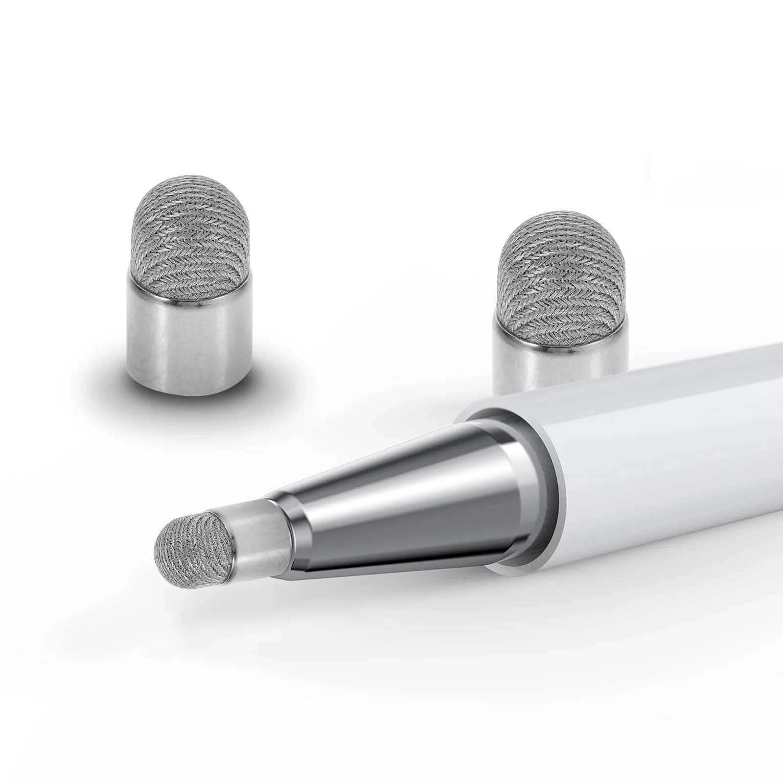 

5Pcs Touch Screen Stylus Tips Mesh Fiber Tips for Writing Drawing Gaming Reliable Efficient Tool Stylus Pen Tip