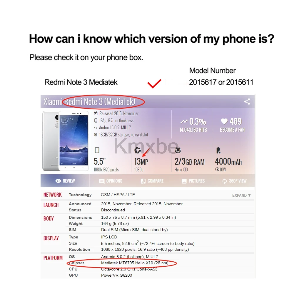 5.5 "ต้นฉบับ LCD สำหรับ Xiaomi redmi Note 3 MediaTek MT6795 Helio จอ X10ทัชสกรีนประกอบกับกรอบชิ้นส่วน