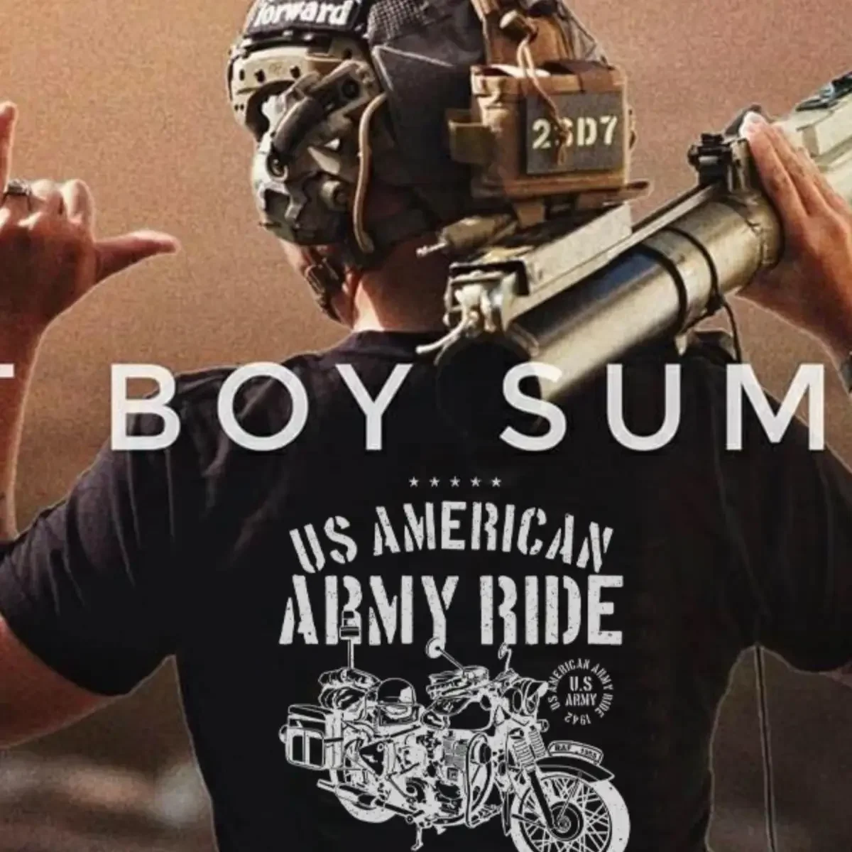 

Frontier Observation Group American Classic Locomotive Print Battlefield Short Sleeve Summer Men's Cycling Sports T-Shirt