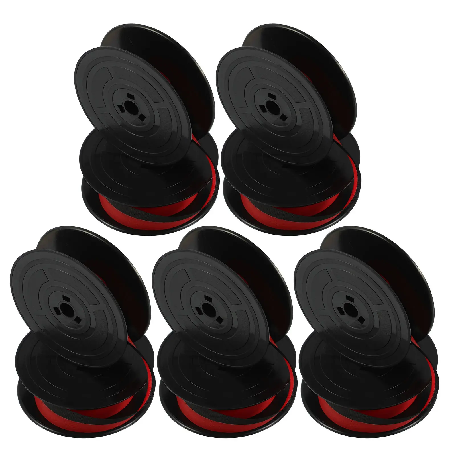 

Набор из 5 рулонов ленты для пишущих машинок, сменные чернила для ручных винтажных пишущих машинок, четкий текст, плавный набор текста, ретро-дизайн, широкая лента