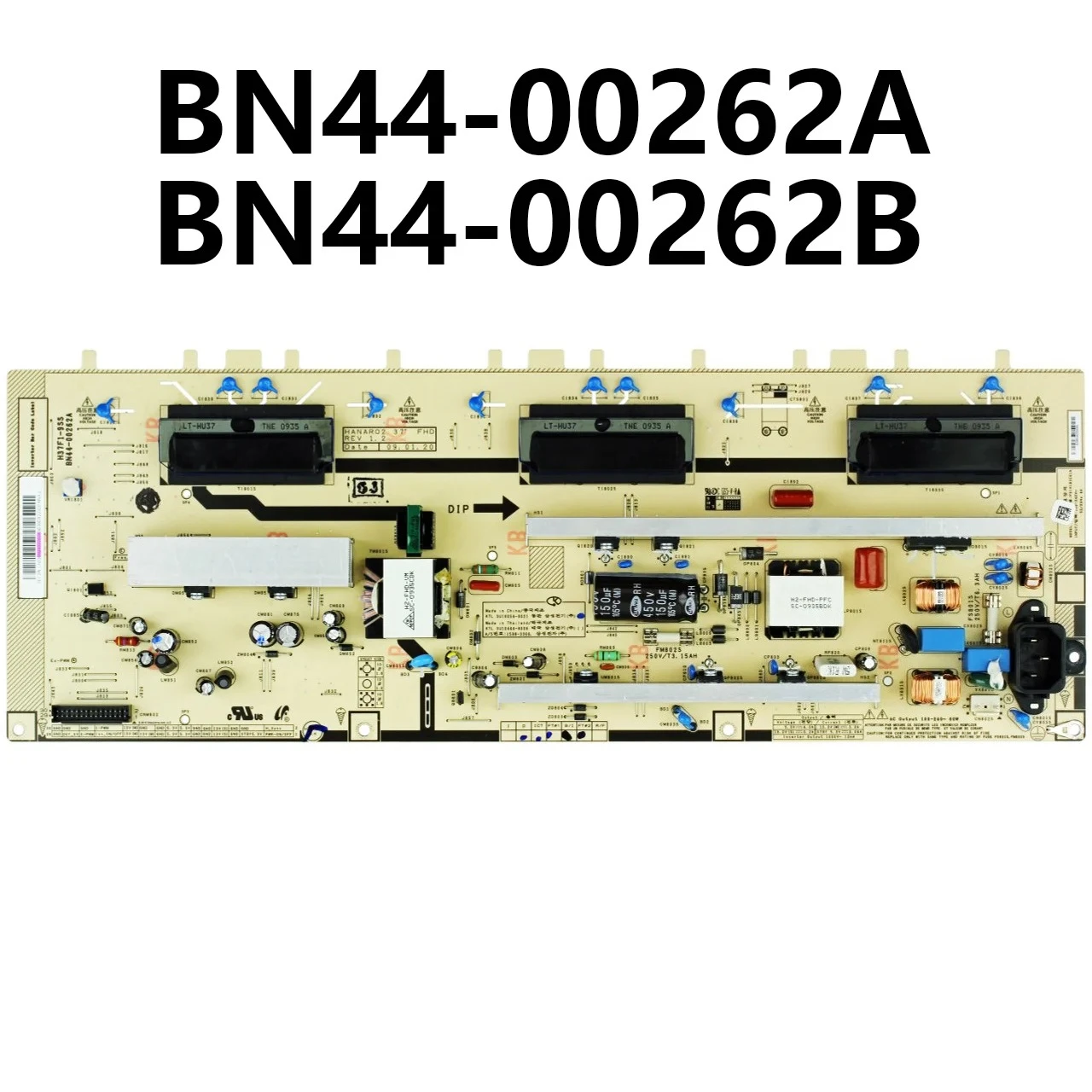 

BN44-00262A HANAR02 37'' FHD H37F1-9SS BN44-00262B H37F1_9DF 4H.B1090.092/1.1 Power Supply Board for Samsung 37" TV