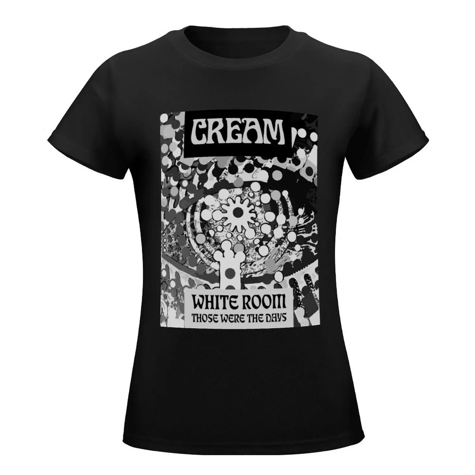 Cream T-Shirt tees lady clothes summer top customs design your own t-shirt dress for Women plus size