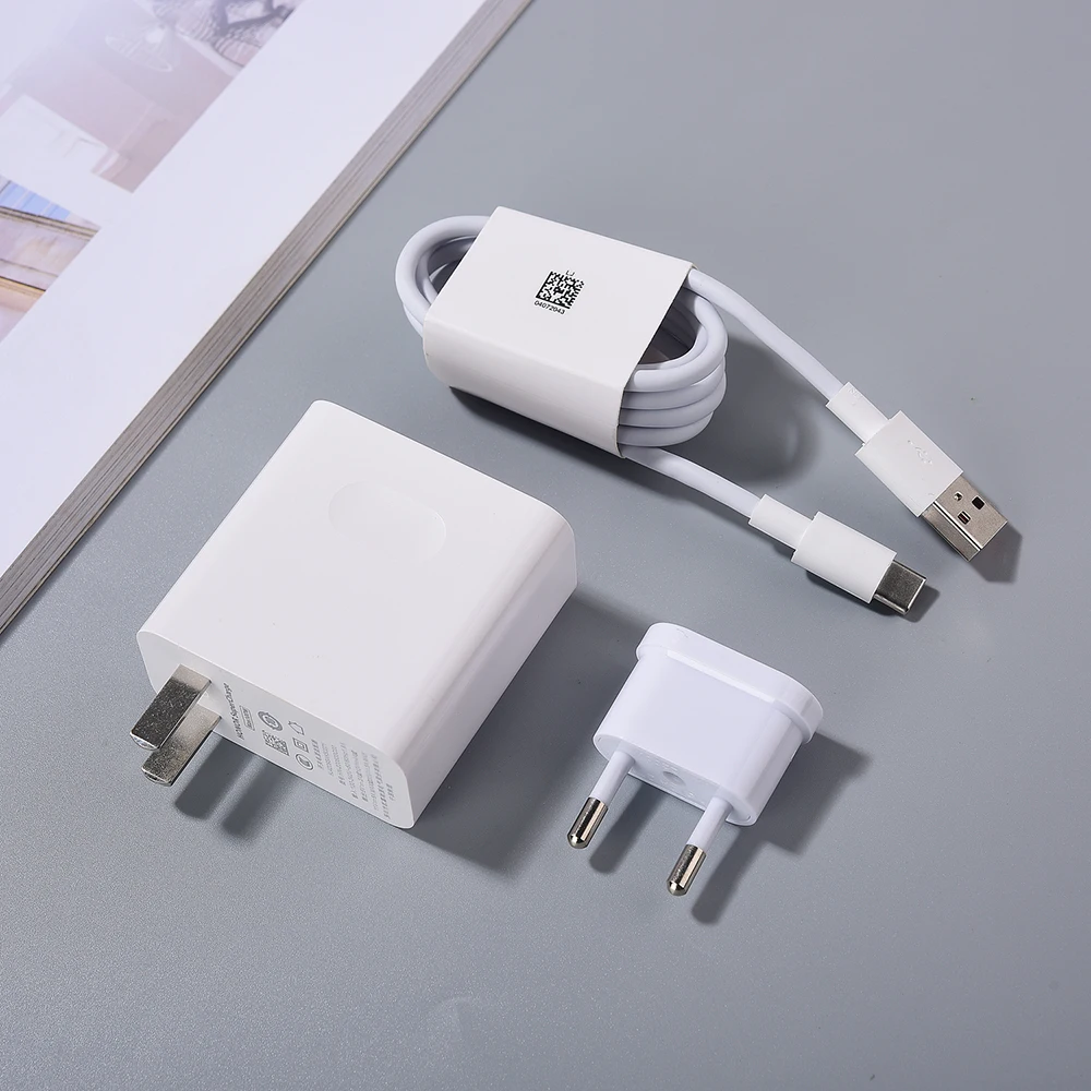 Honor 100W Fast Charger EU/US SuperCharge Power Adapter 1M 6A Usb Type C Cable For Honor 200 100 90GT 70 Pro+ Magic 6 5 Pro Lite image 2
