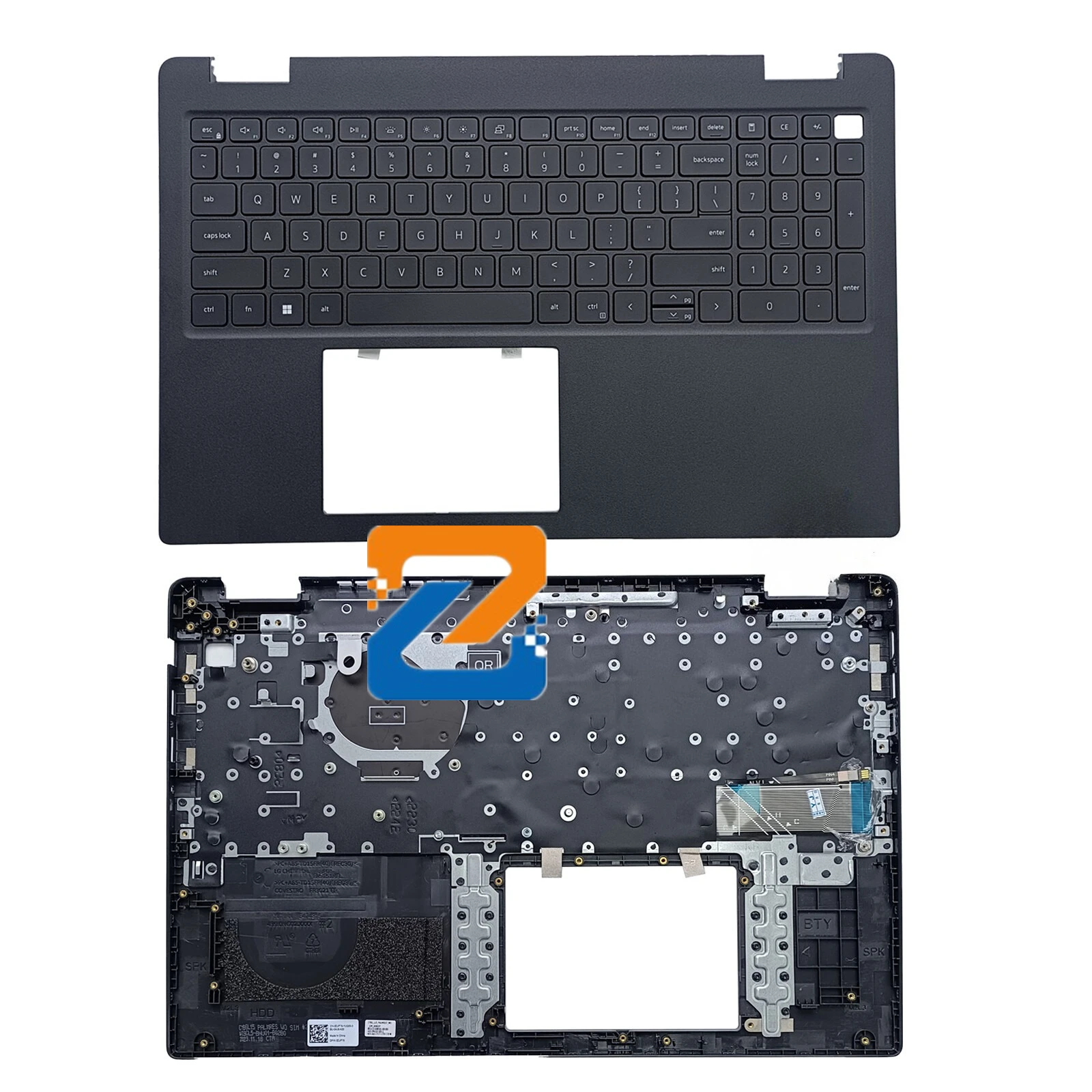 

Новинка для Latitude 3520 E3520, чехол для упора для рук с подсветкой клавиатуры 0DJP76, черный