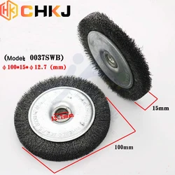 CHKJ 100x15x12.7mm Original Steel Wire Wheel Brush For WENXING 100G 100G2 Key Cutting Machine 0037SWB Spare Parts Tools