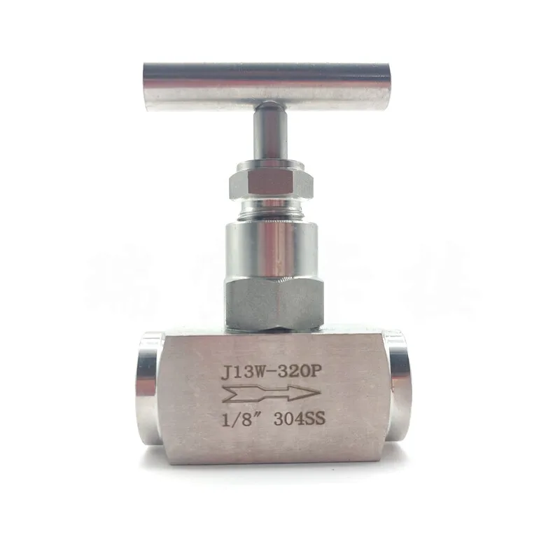 

High Temperature Hydraulic Needle Valve 3/8 1/2 3/4 1 BSP Female Shut Off Needle Valve Crane 2300 PSI 304 Stainless Flow Control