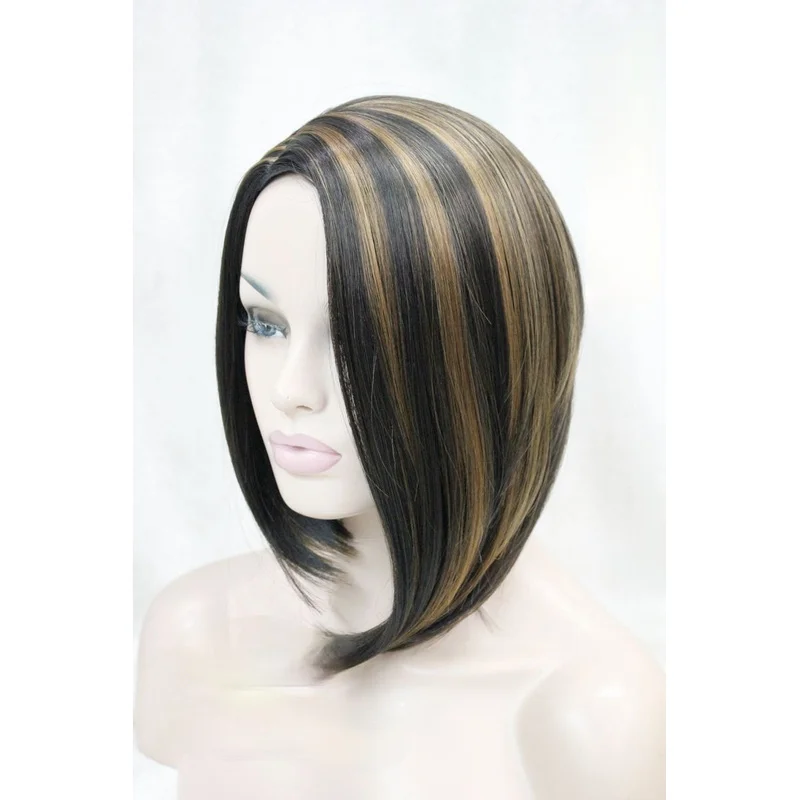 

New Women's Wig Short Straight Brown Ladies Natural Hair Wigs Wig Cap