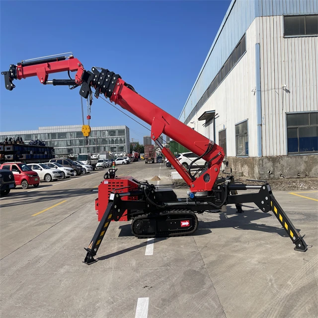 Guindaste aranha de elevação de material de construção Mini guindaste aranha pequeno de 3 toneladas