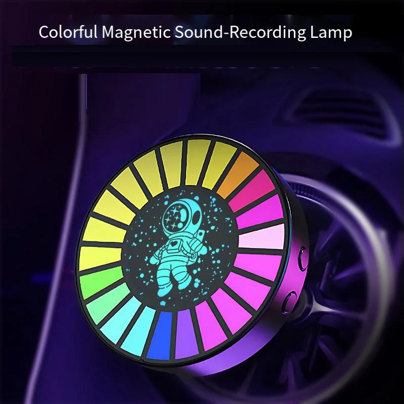 

Беспроводная настольная магнитная ритмичная лампа-ароматизатор для автомобиля с подключением к воздуховоду