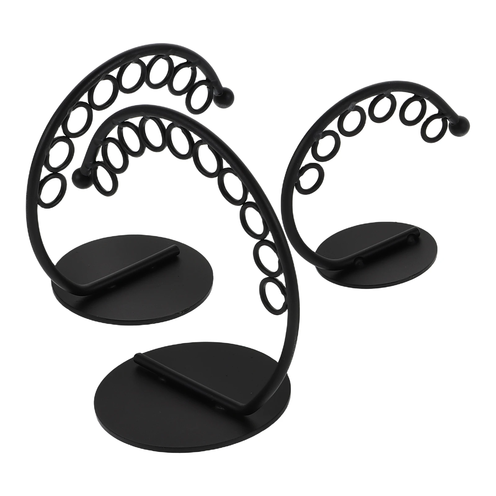 

Earring Display St Jewelry ganizer Holder Rack Multihole Creative Design Black Color Spacesaving Storage Solution