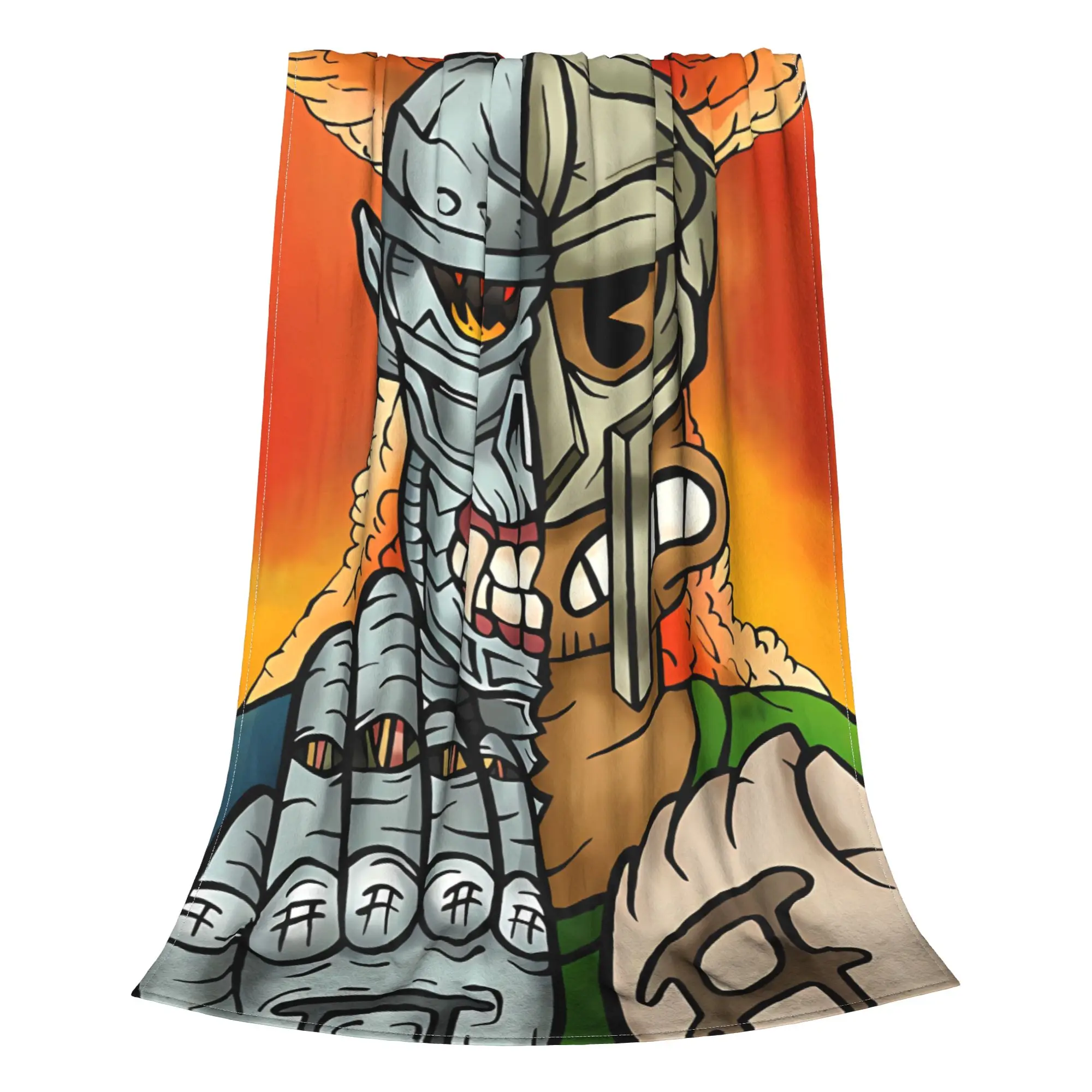 1PC Home Cute Room Decor Underground Rap  Blanket Throw Blanket Czarface Band Novelty Warm Blanket All Season