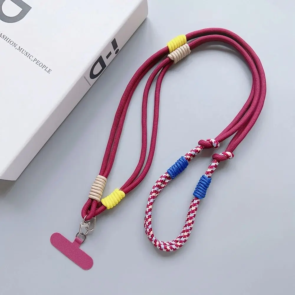 

Chain Rope Mobile Phone Back Clip Holder Bowknot Rope Endant Decor Phone Back Clip Bracket Adjustable Detachable