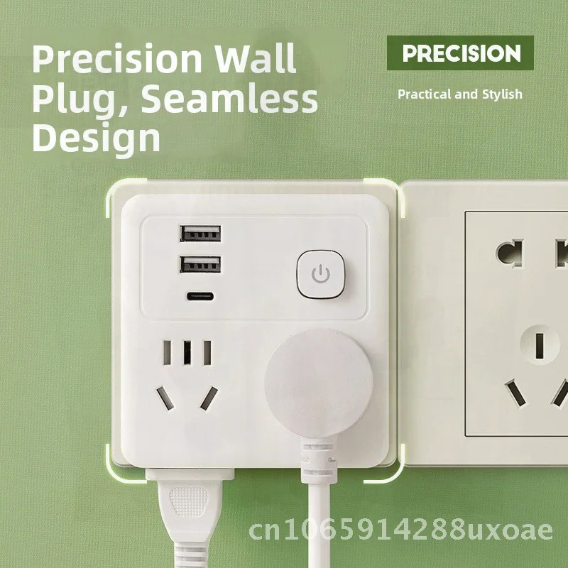 

86 Type Multi-function Wall Socket Power Strip with USB Night Light Plug-in Board Switch for Home And Office