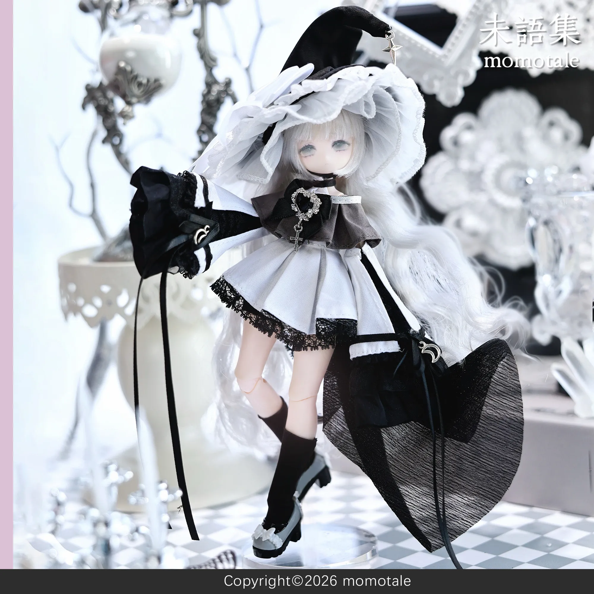 Genuine Momotale Paradise Lost Series 1/8 Mjd Action Figure Hang Card Hair Transplant Doll Model Decoration Collectible Toy Gift - view 4