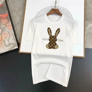 T-shirt kadın kısa kollu Harajuku, gömlek kadın, gömlek kadın, karikatür, rahat, baskılı, artı boyutu moda, Y2K, lüks bir işareti 8 kadın giyiminin ana satış markası, lüks-6 numara