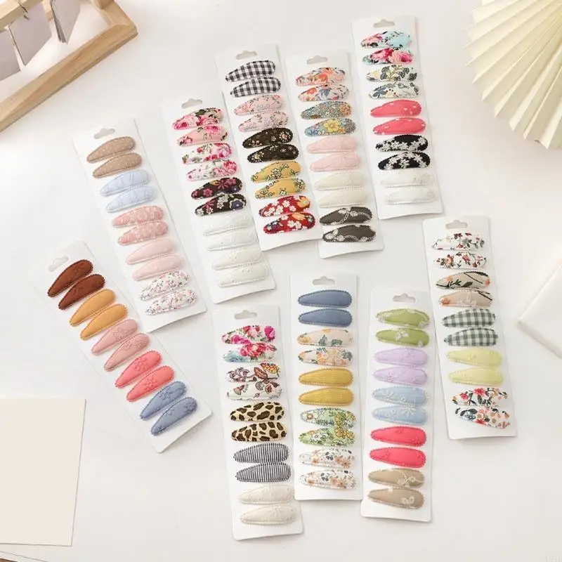 L5YF الطفل دبابيس الشعر جميل الأميرة مشبك شعر 10 قطعة/الوحدة دبوس الشعر مجموعة لفتاة صغيرة الربيع مشبك شعر موضة إكسسوارات الشعر #3