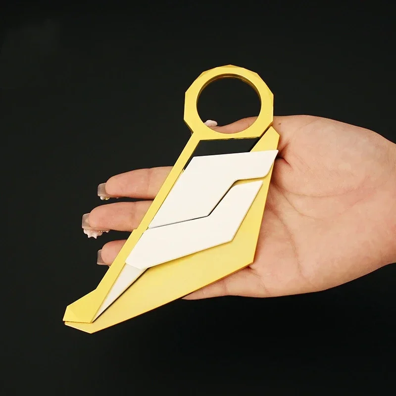 Valorant Knife Game Peripheral Toys Folding Claw Knife Full Metal Static Cosplay Weapon Model Crafts Keychain Pendant Gift 22cm