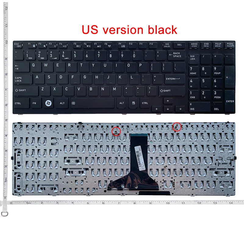 Russian RU/US New Keyboard for TOSHIBA Satellite A660 A600 A600D A665 A665D laptop