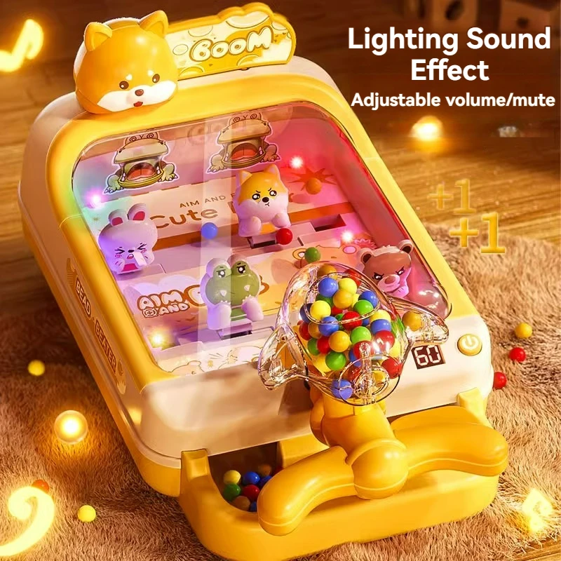 Electronic Pinball Machine Electronic Tabletop Pinball Game Cute Miniature Pinball With Light Sound Puzzle Toys For Boys Girls