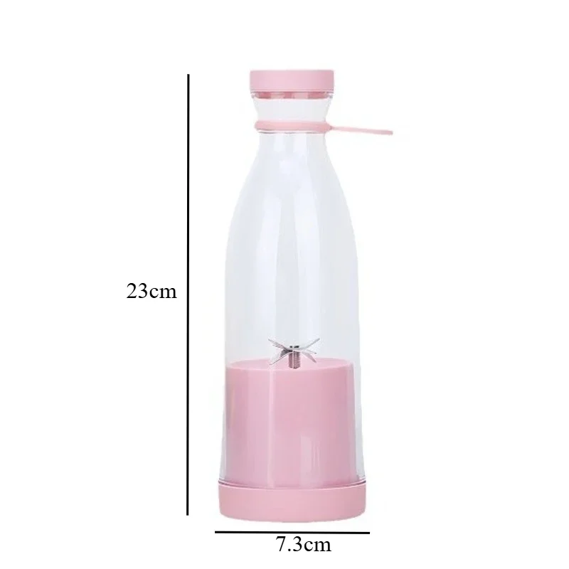 Elektrische Entsafter Tasse 6 Klingen Mixer Milchshake Maschine USB Tragbare Obst Milch Mischen Werkzeug Mini Frische Saft Mixer Küche