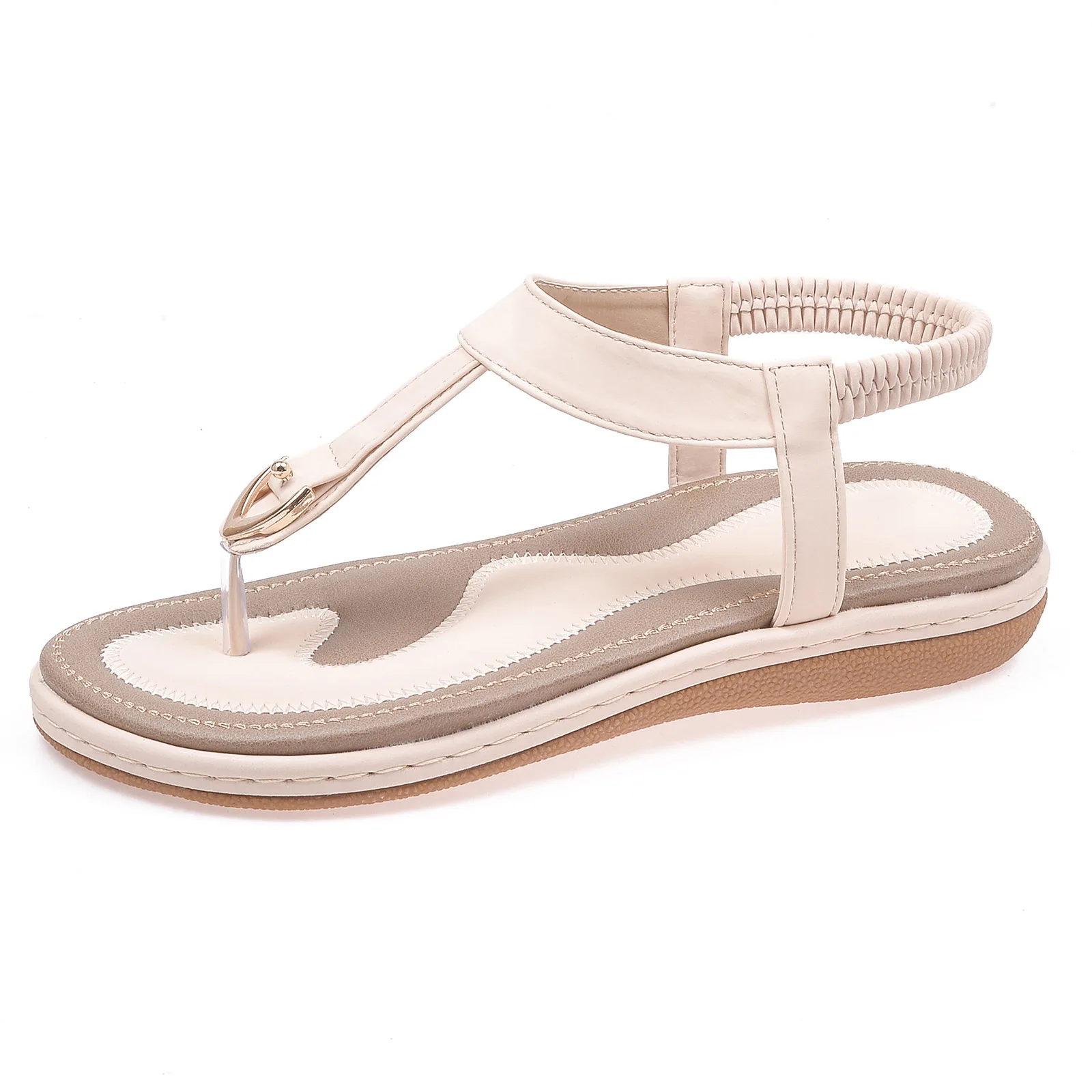 

2026 Women Sandals Bohemia Casual Ethnic Shoes Flip Flops Soft Flats Woman Comfortable Plus Size Wedge Sandalias Zapatos Mujer