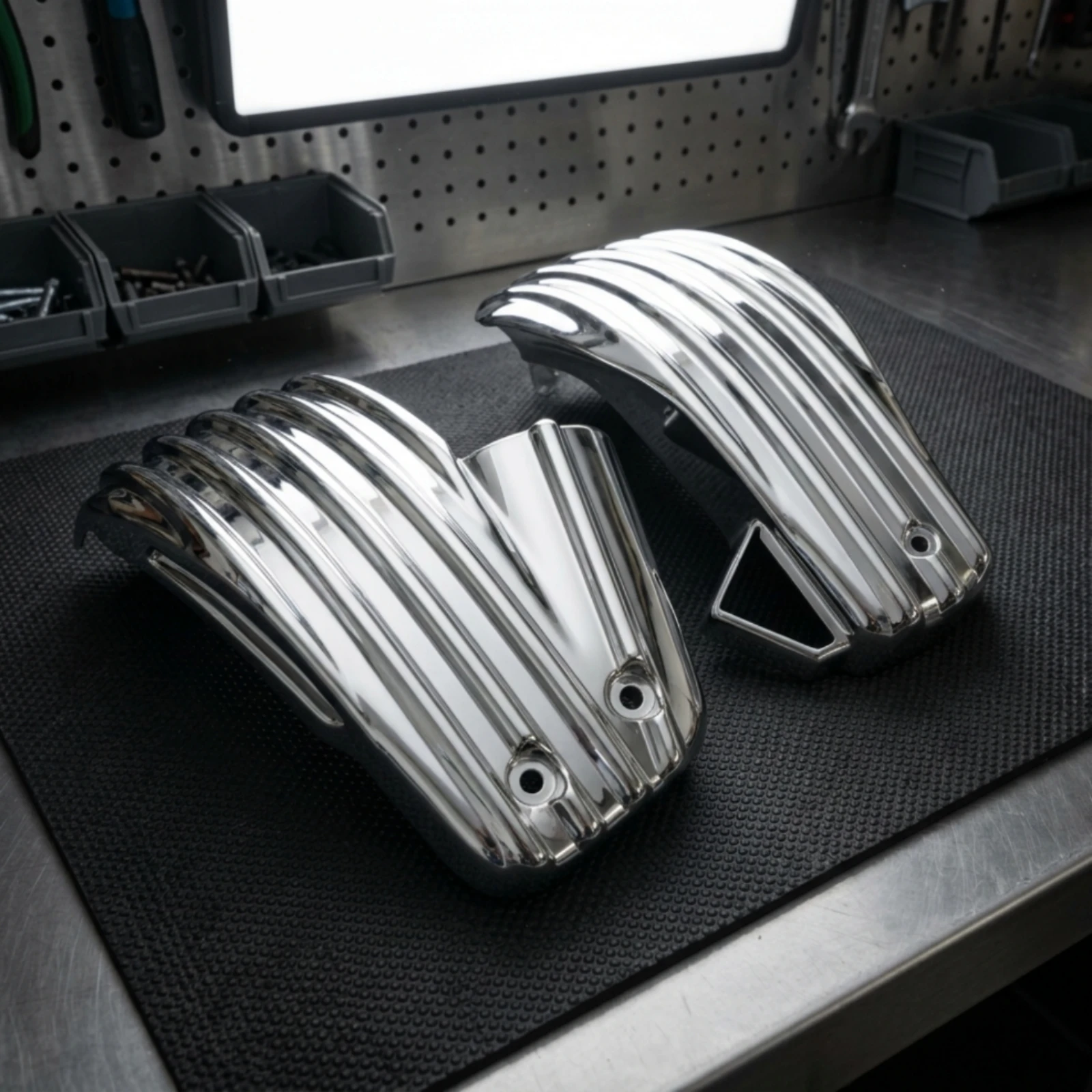 Motorcycle Battery Side Covers Custom Battery Side Cover Fairing Cover Sturdy Panel Easy to Install for Riders, Cruiser Builds