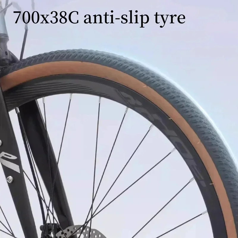 700Cx38C الحصى الدراجة الألومنيوم الإطار عبر البلاد bicicleta الفرامل المتكاملة إطارات دراجة تسلق الجبال خفيفة الوزن سباق قطرة بار الطريق دراجة الكبار #5