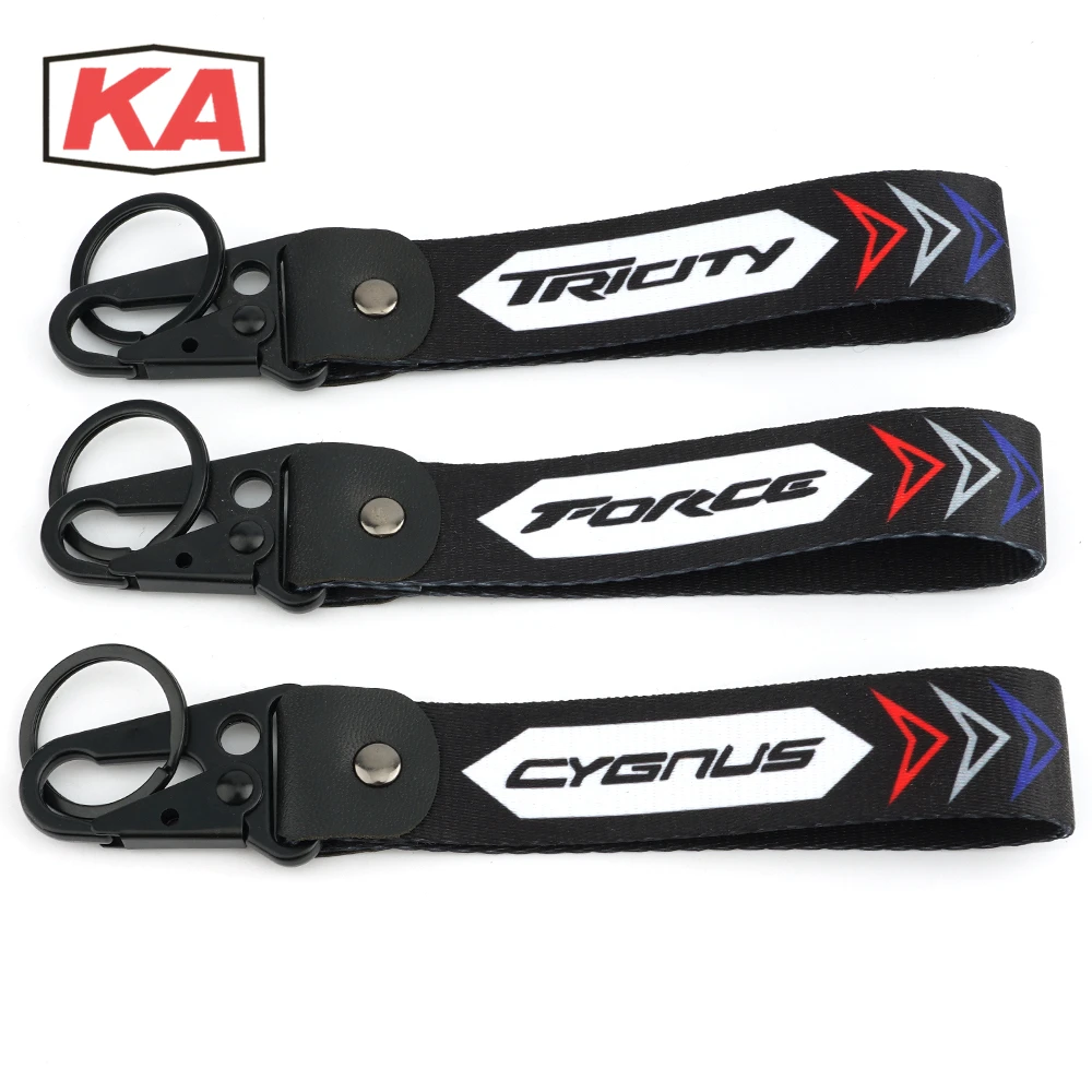 Moto Keychain For Yamaha Cygnus X 125 X125 Force 400 155 Tricity 300 125 Tricity300 Tricity125 Keyring Key Chain Tag Key Holder