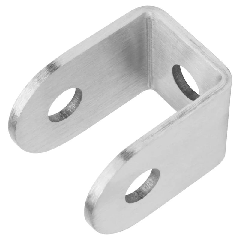 B03B-10 Pcs U Bracket For 1 Inch Panel,Bracket Stamped 304 Stainless Steel,1/3 Inch Thick