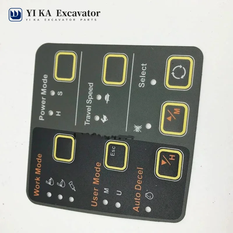 For excavator R200 R215 R225 R265 R305 -7 air conditioner control panel sticker accessories sticker instrument