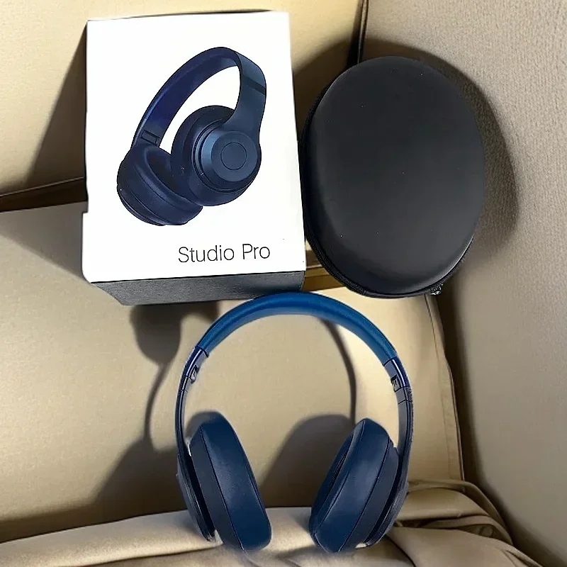 En stock Estudiopro4es es adecuado para Bluetooth inalámbrico montado en la cabeza de Apple Android con bolsa de almacenamiento expandible.